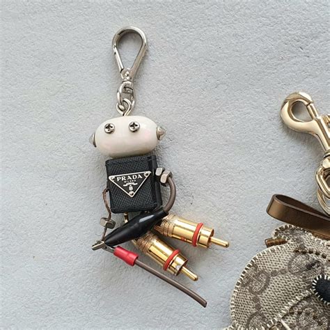 Prada Soft Robot Bag Charm 